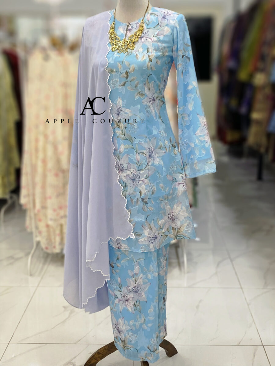 CAMELIA KURUNG MODEN EMBOSS CHIFFON