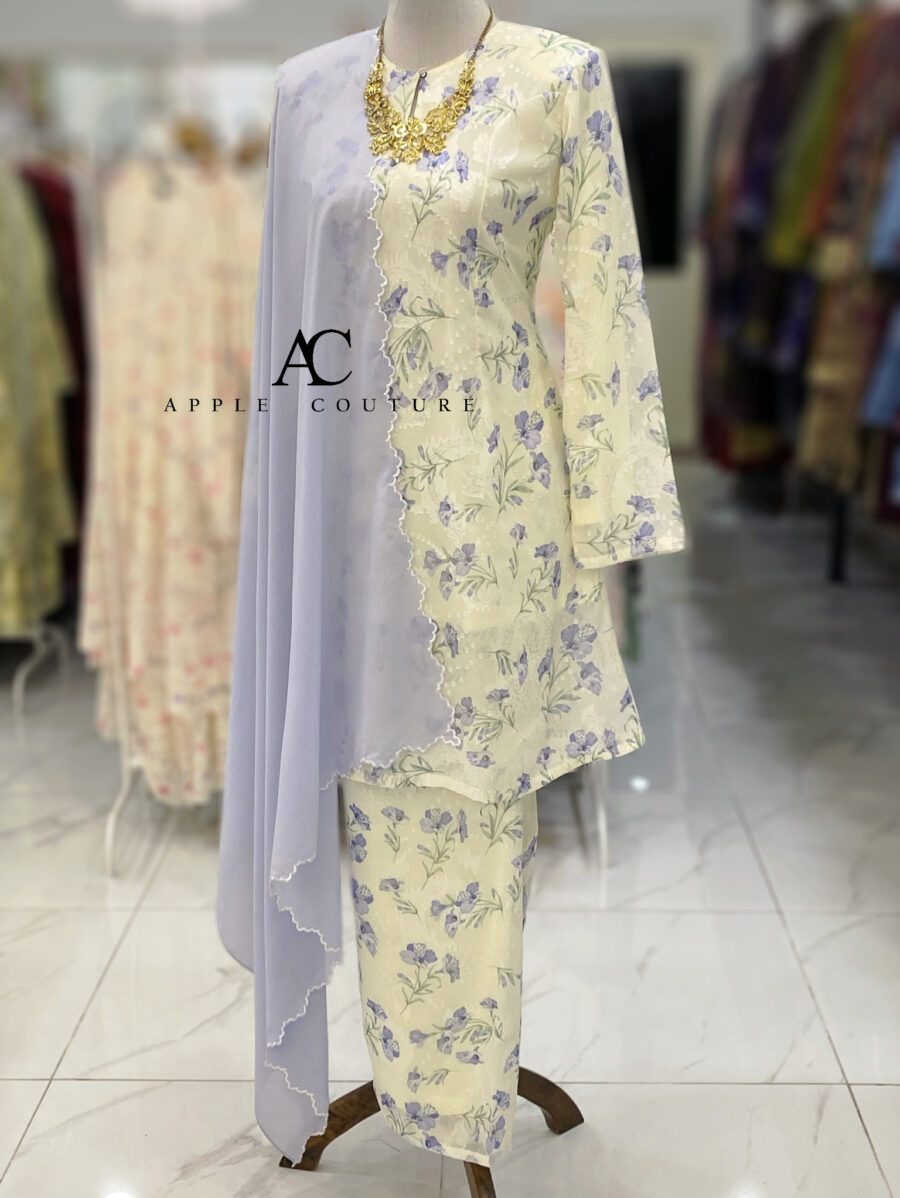 CAMELIA KURUNG MODEN EMBOSS CHIFFON