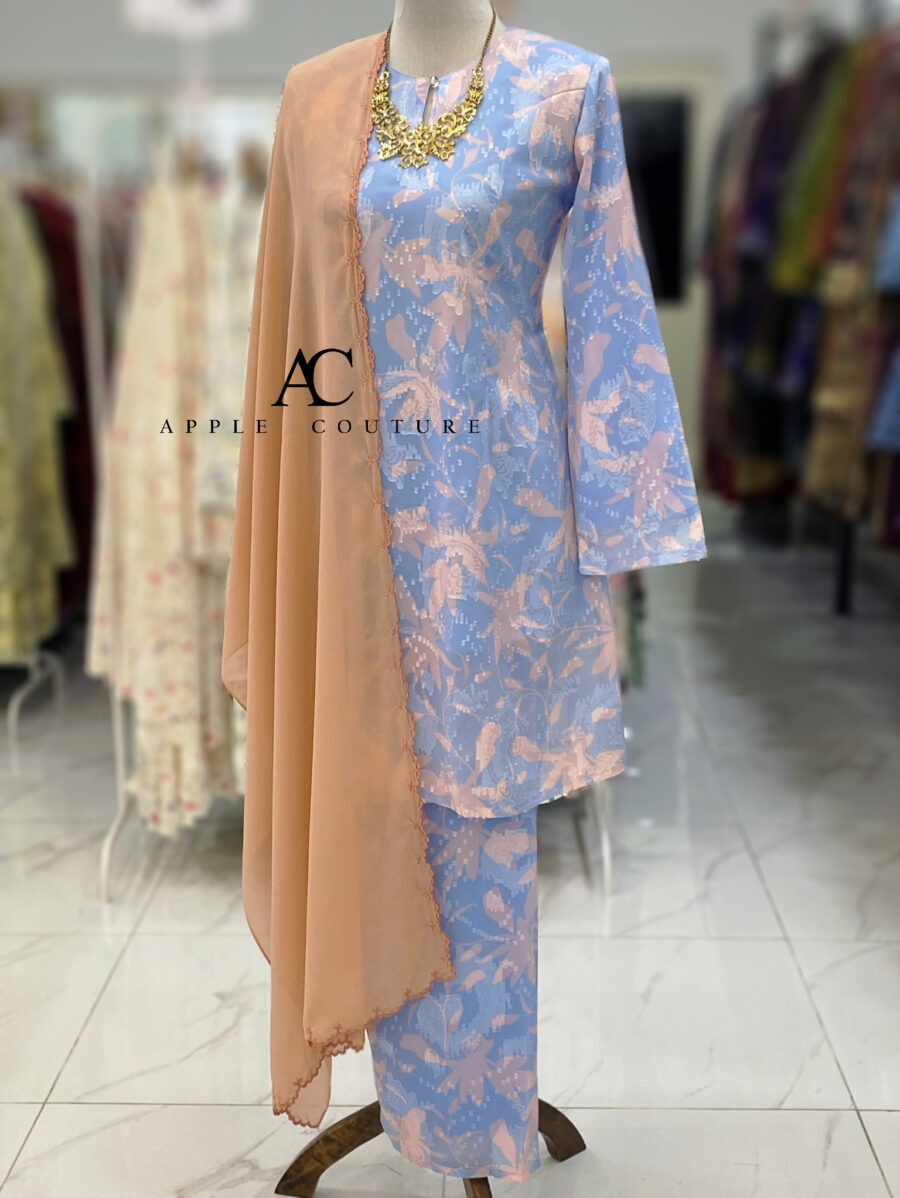 CAMELIA KURUNG MODEN EMBOSS CHIFFON