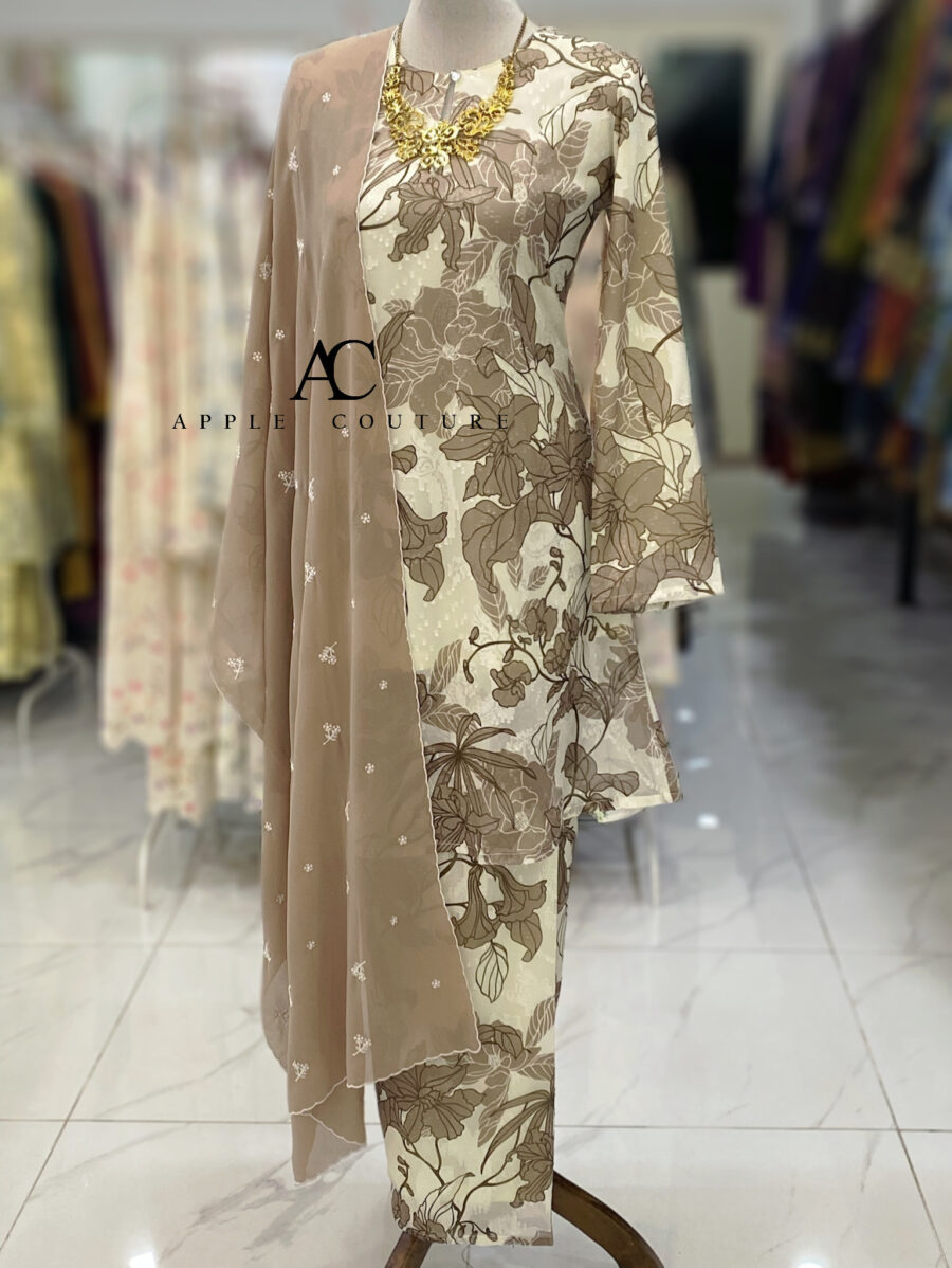 CAMELIA KURUNG MODEN EMBOSS CHIFFON