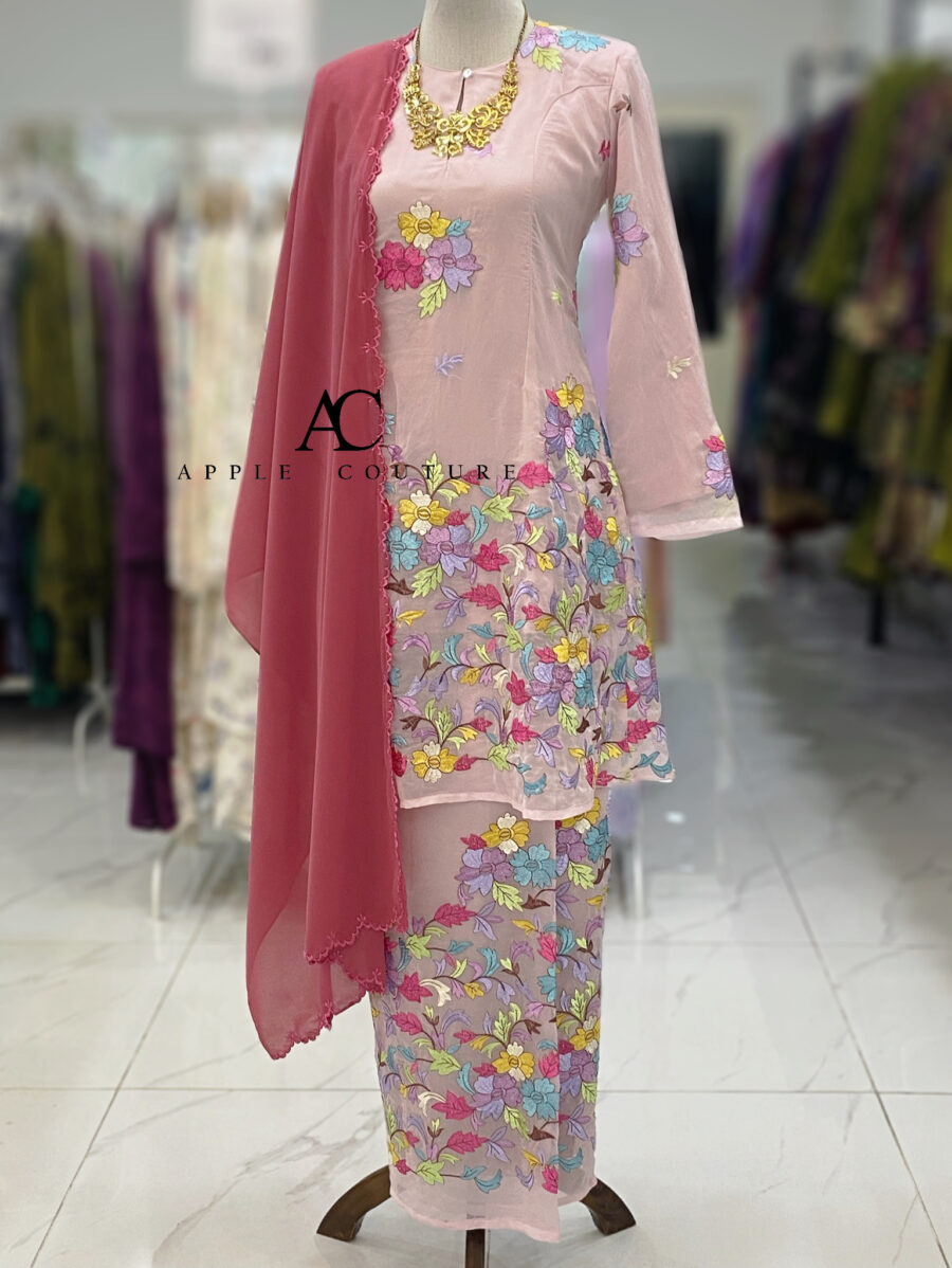 CAMELIA KURUNG MODEN ORGANZA WRINKLES