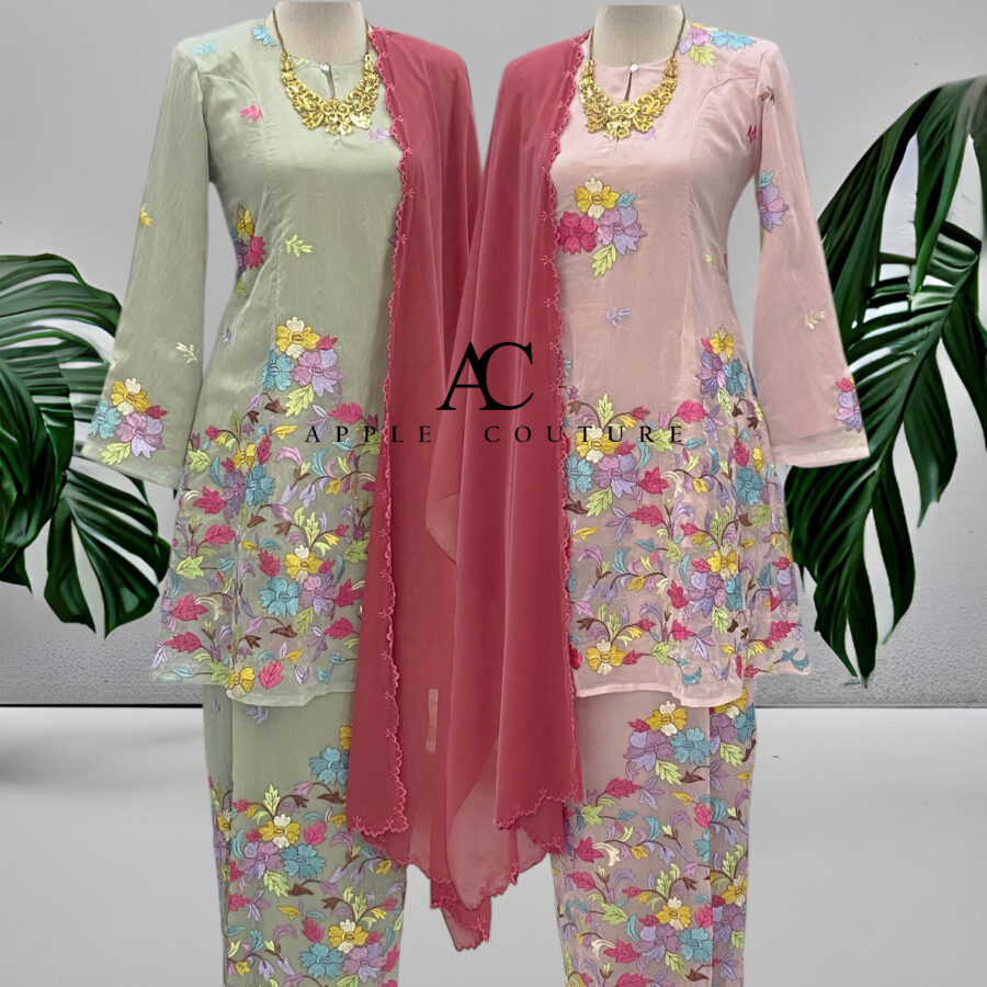 CAMELIA KURUNG MODEN ORGANZA WRINKLES - Image 3