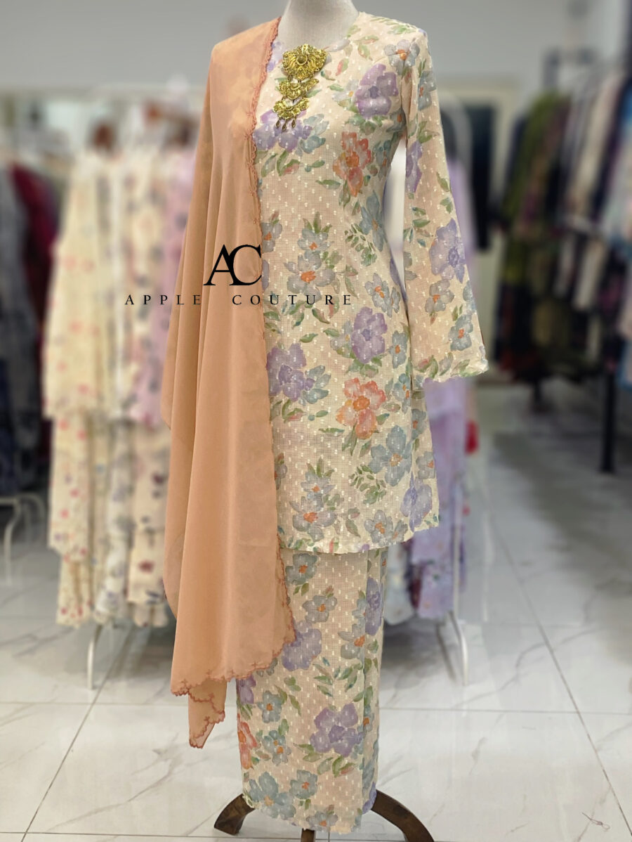 CAMELIA KURUNG MODEN EMBOSS CHIFFON