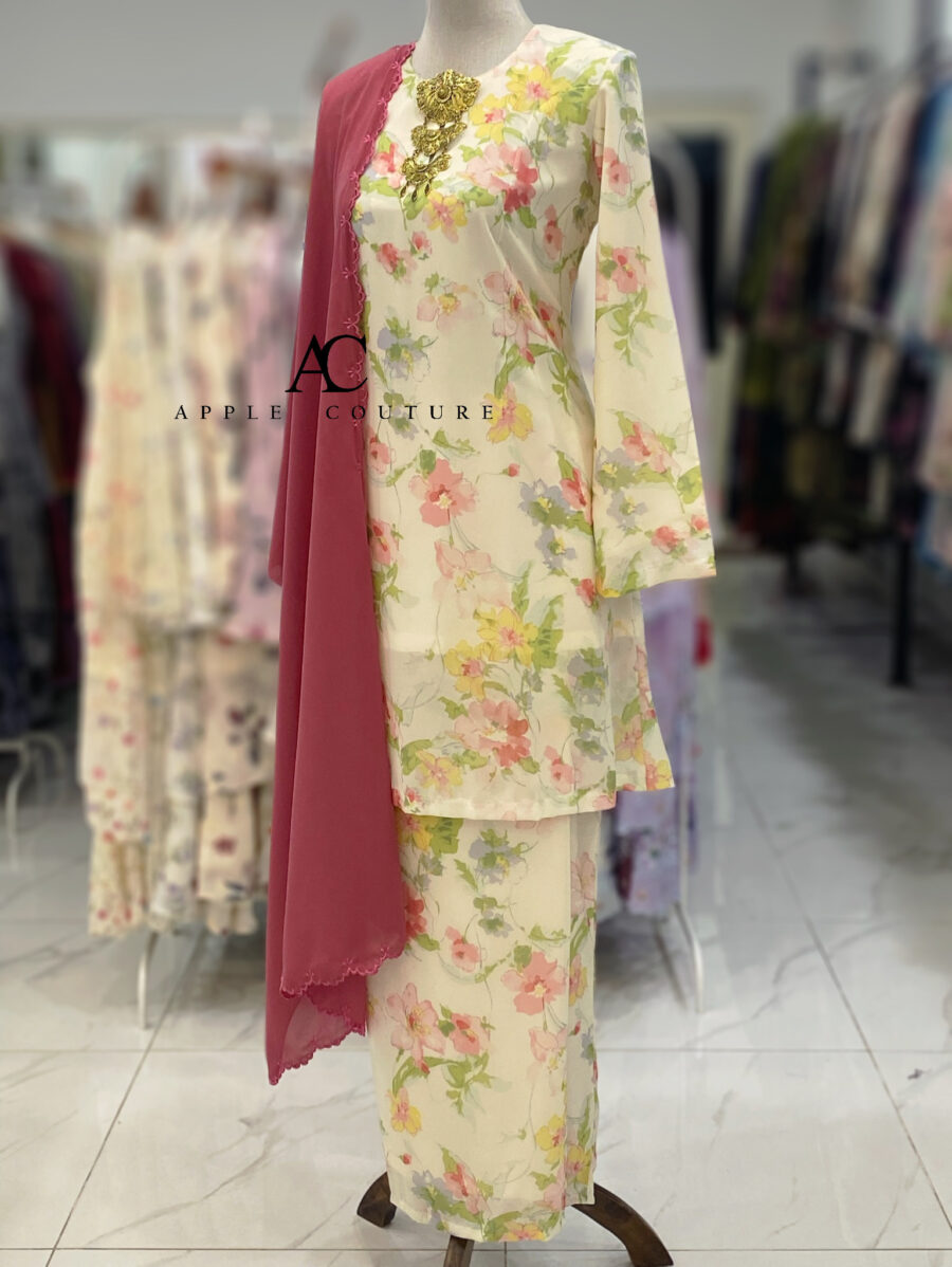 CAMELIA KURUNG PRINTED CHIFFON