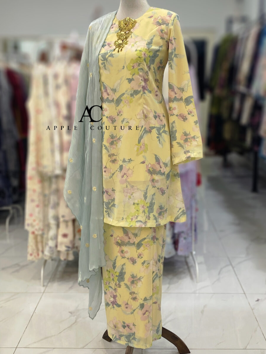 CAMELIA KURUNG PRINTED CHIFFON