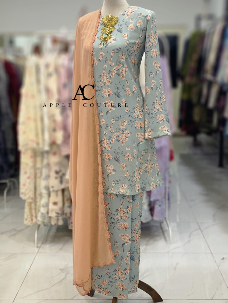 CAMELIA KURUNG PRINTED CHIFFON