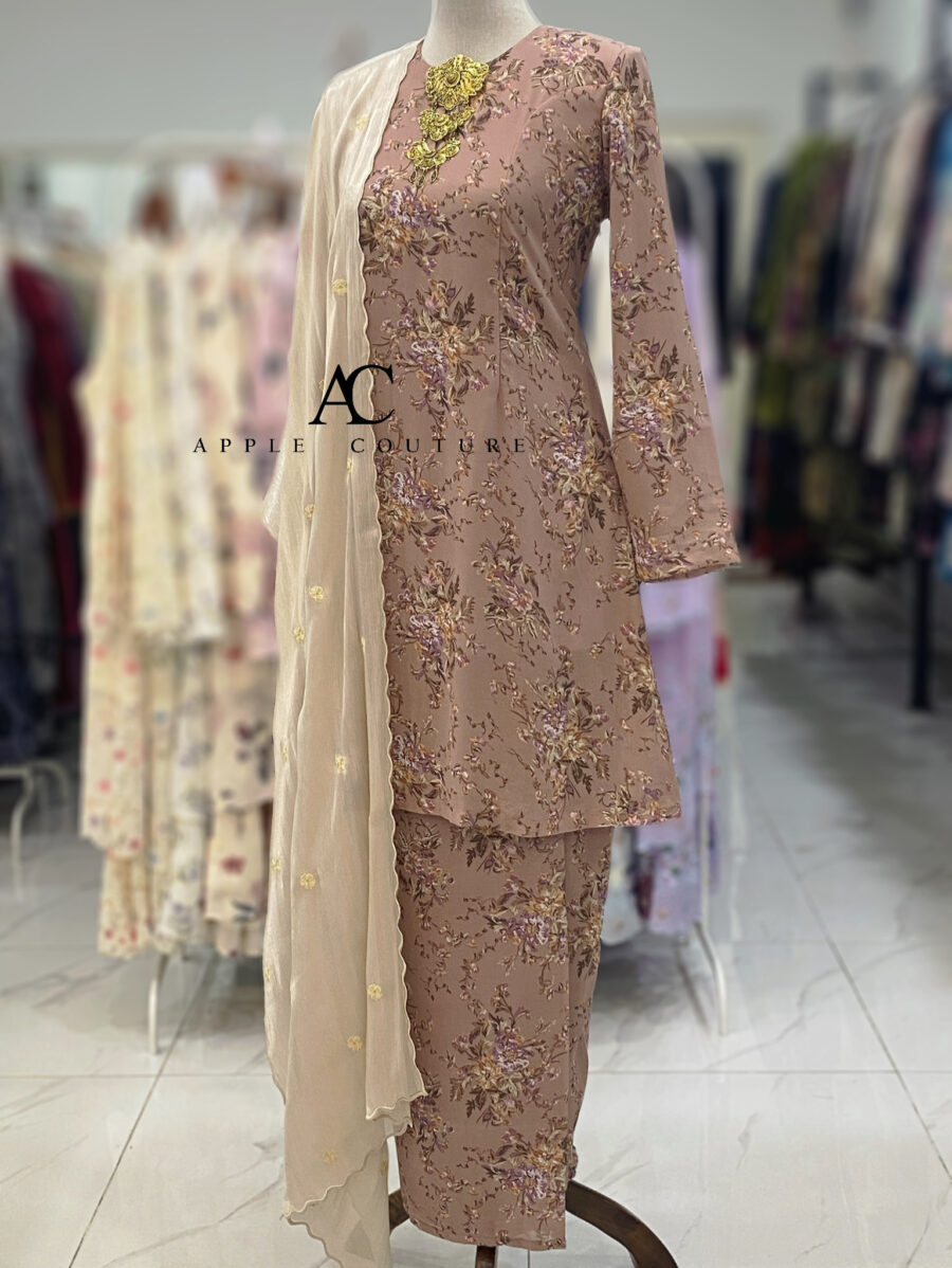 CAMELIA KURUNG PRINTED CHIFFON