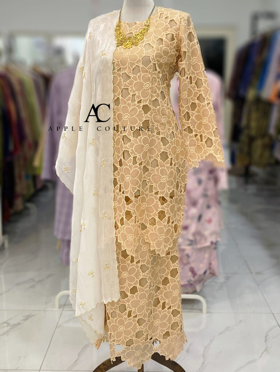 BAINON KURUNG LACE PREMIUM NUDE